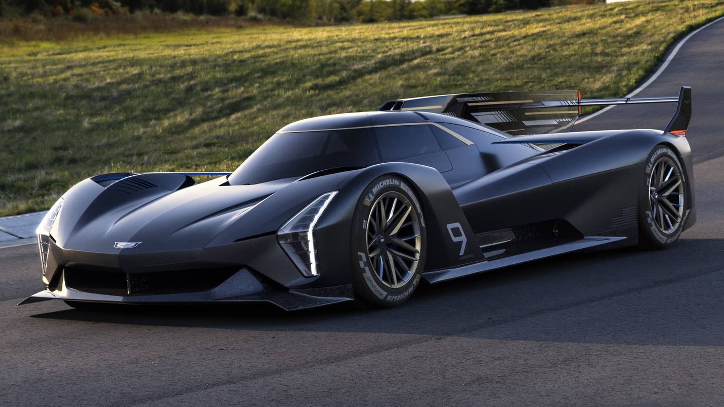 凯迪拉克的V8超级跑车长这样，它将在2023年参加勒芒比赛