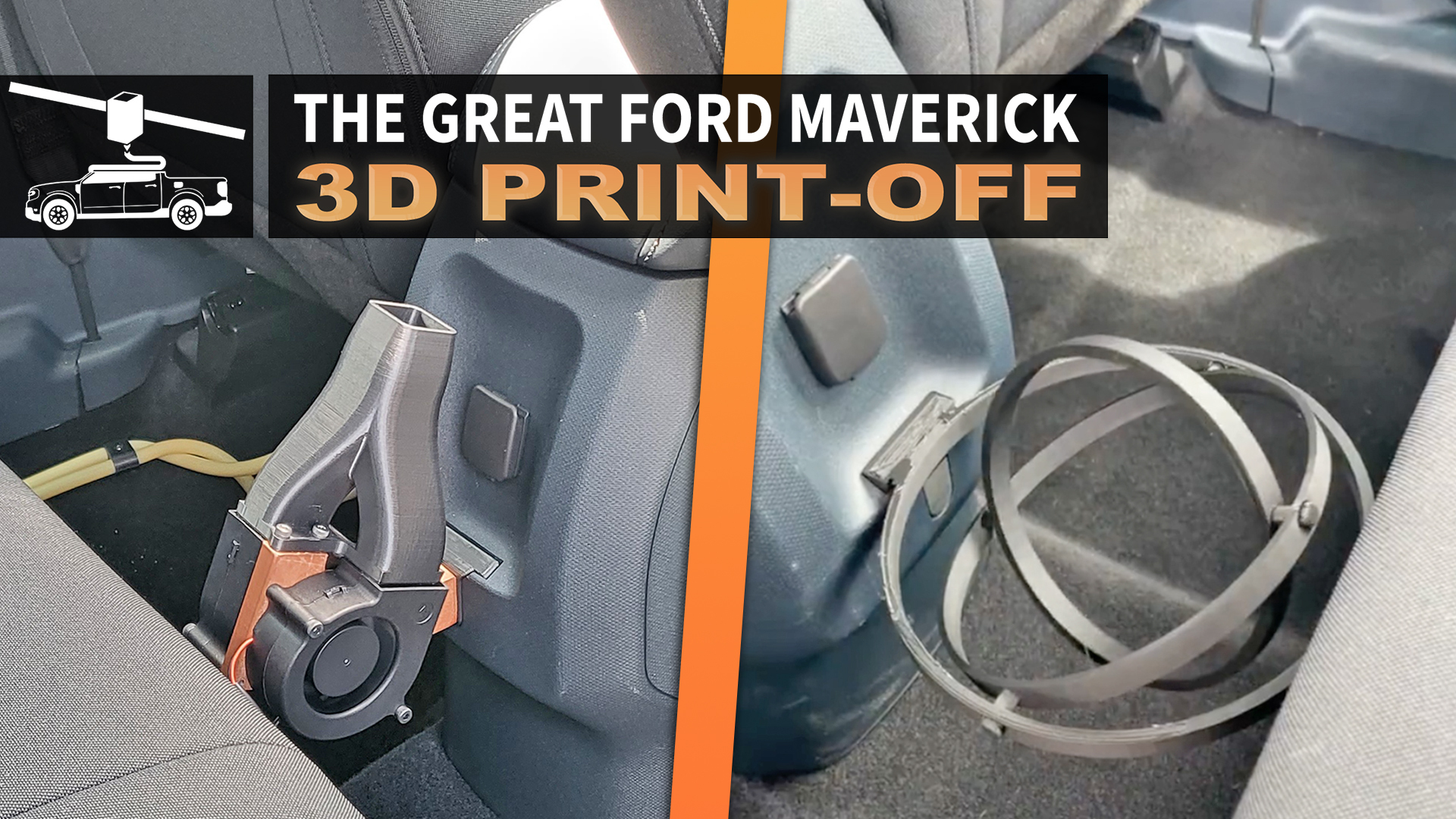 我们的第一个3d打印福特Maverick配件正在成型