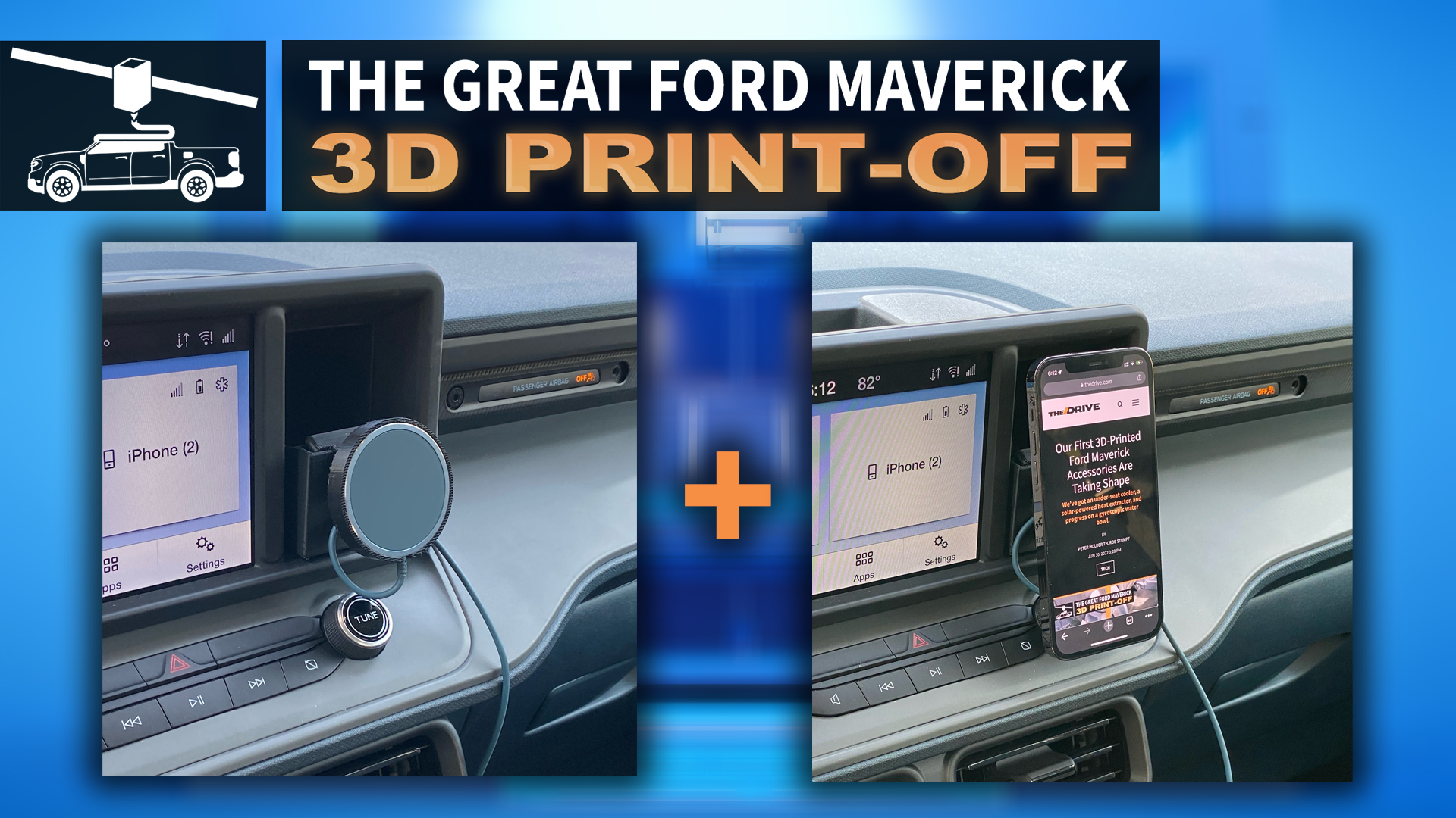 这是我们制作的你最喜欢的3d打印福特Maverick配件，以及自己尝试的文件