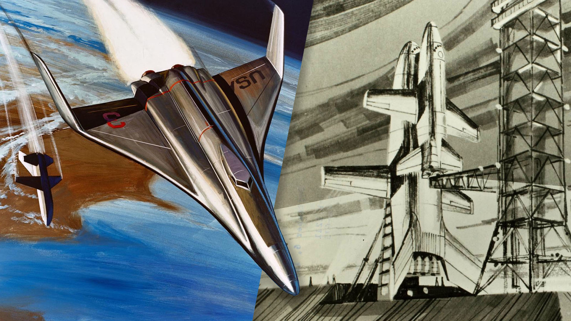 这个雄心勃勃的航天飞机概念是后阿波罗时代的白日梦，我们从未实现过
