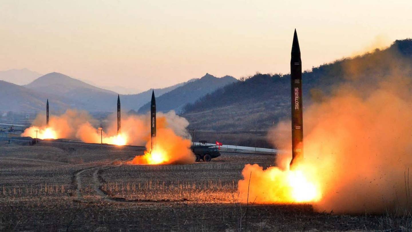 朝鲜导弹首次越过海上边界