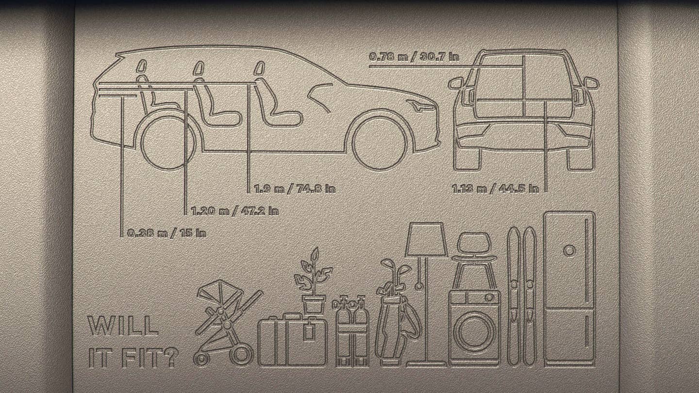 2024沃尔沃EX90有一个方便的内置货物图，每辆车都需要