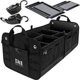 Trunkcratepro高级多隔间可折叠便携式行李箱管理器