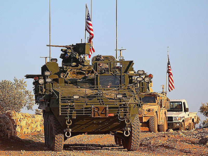 美国斯崔克部署到叙利亚曼比季似乎是一个阻碍行动