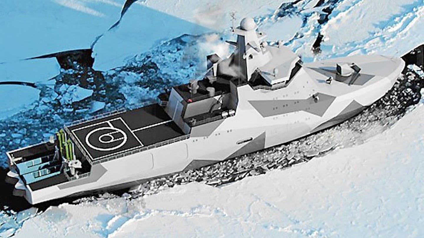 这是俄罗斯专门为北极作战而建造的军舰