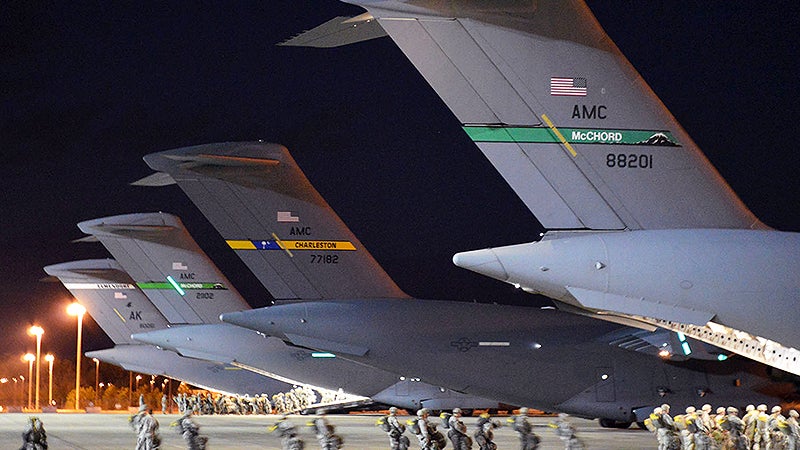 那次大规模的美国空军跨国空运演习是有史以来规模最大的一次