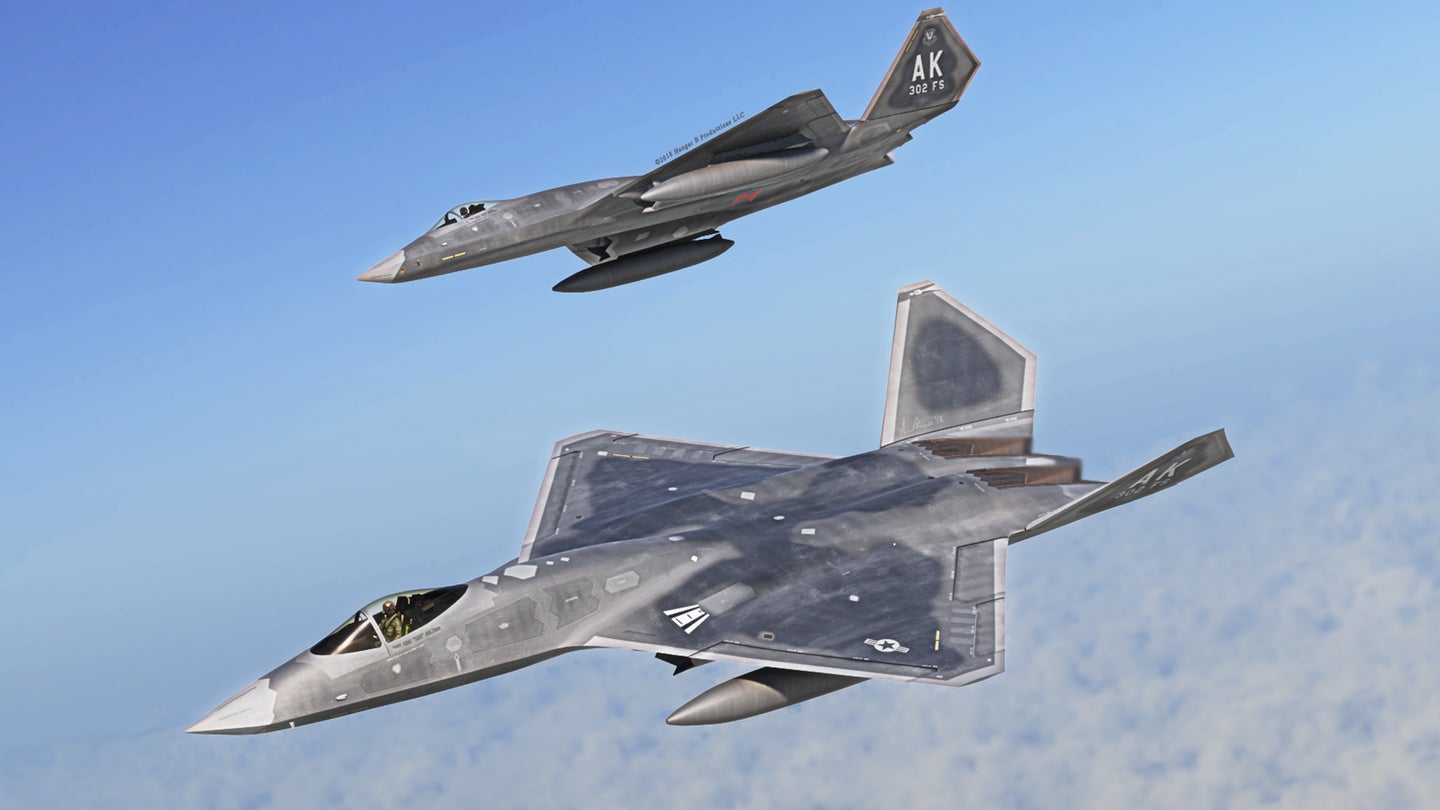 这就是诺F-23A会看起来就像如果它殴打洛克希德公司的f - 22