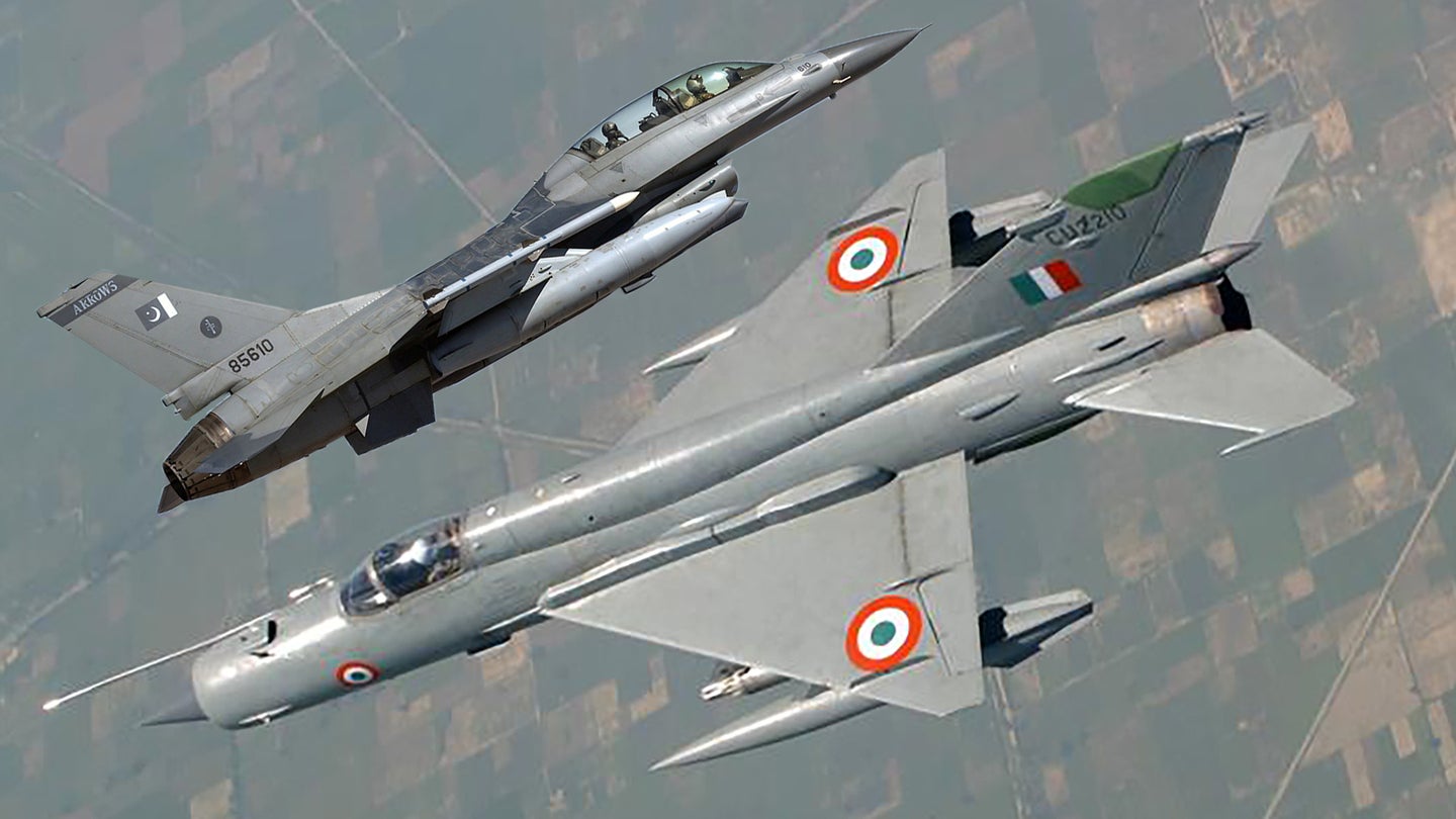 印度米格-21“野牛”vs巴基斯坦F-16“毒蛇”扯淡