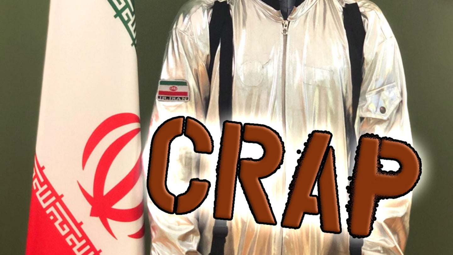伊朗部长试图将20美元的万圣节服装冒充太空服