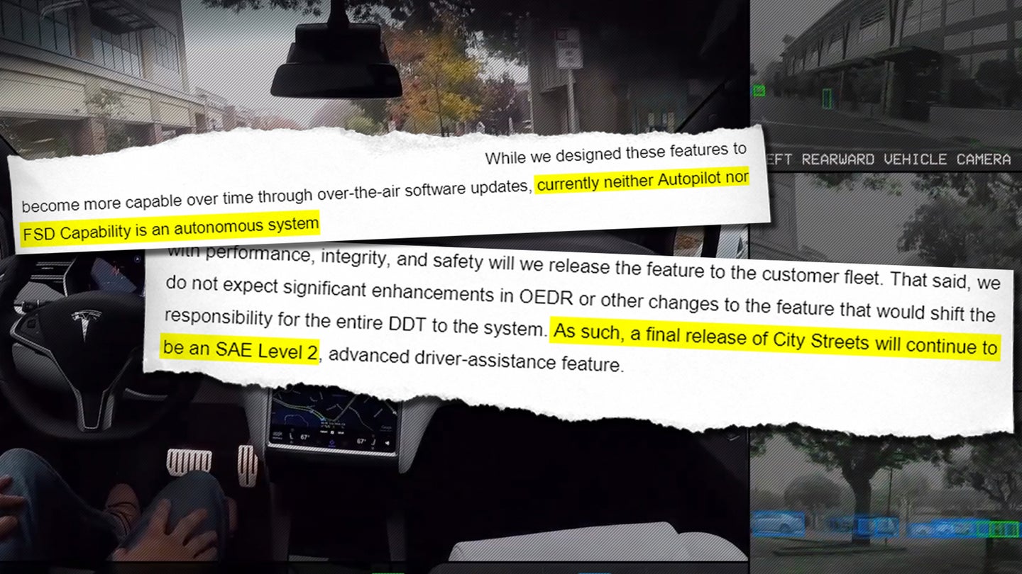 特斯拉承认目前的“全自动驾驶测试”将永远是第二级系统:电子邮件