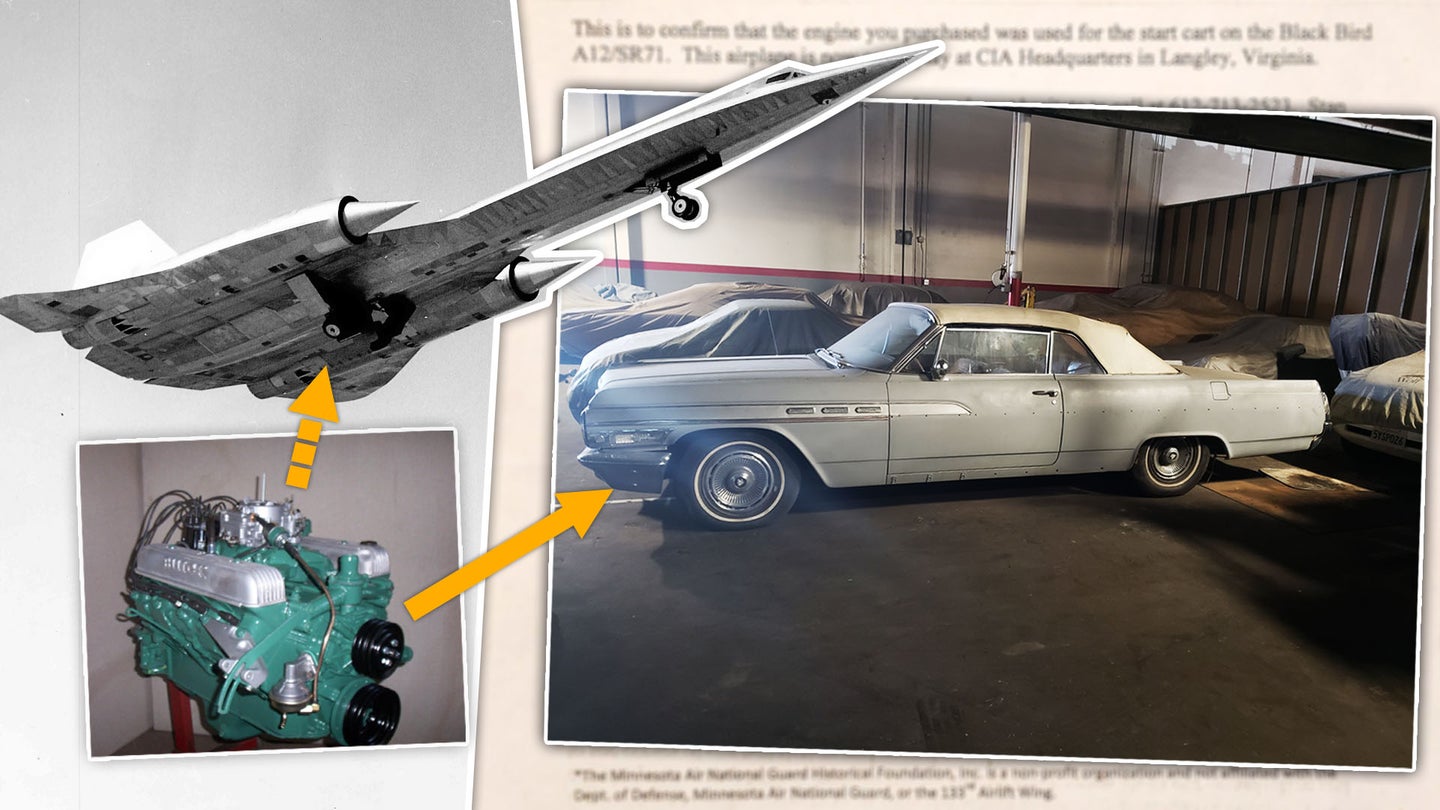 冷战引擎交换:满足1963年别克野猫与A-12大天使启动车发动机