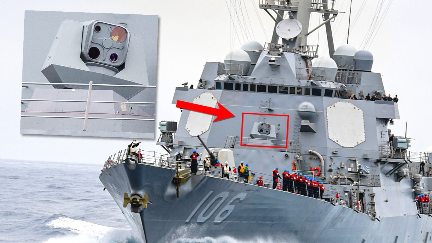 这是我们迄今为止最好的海军新型激光眩光系统