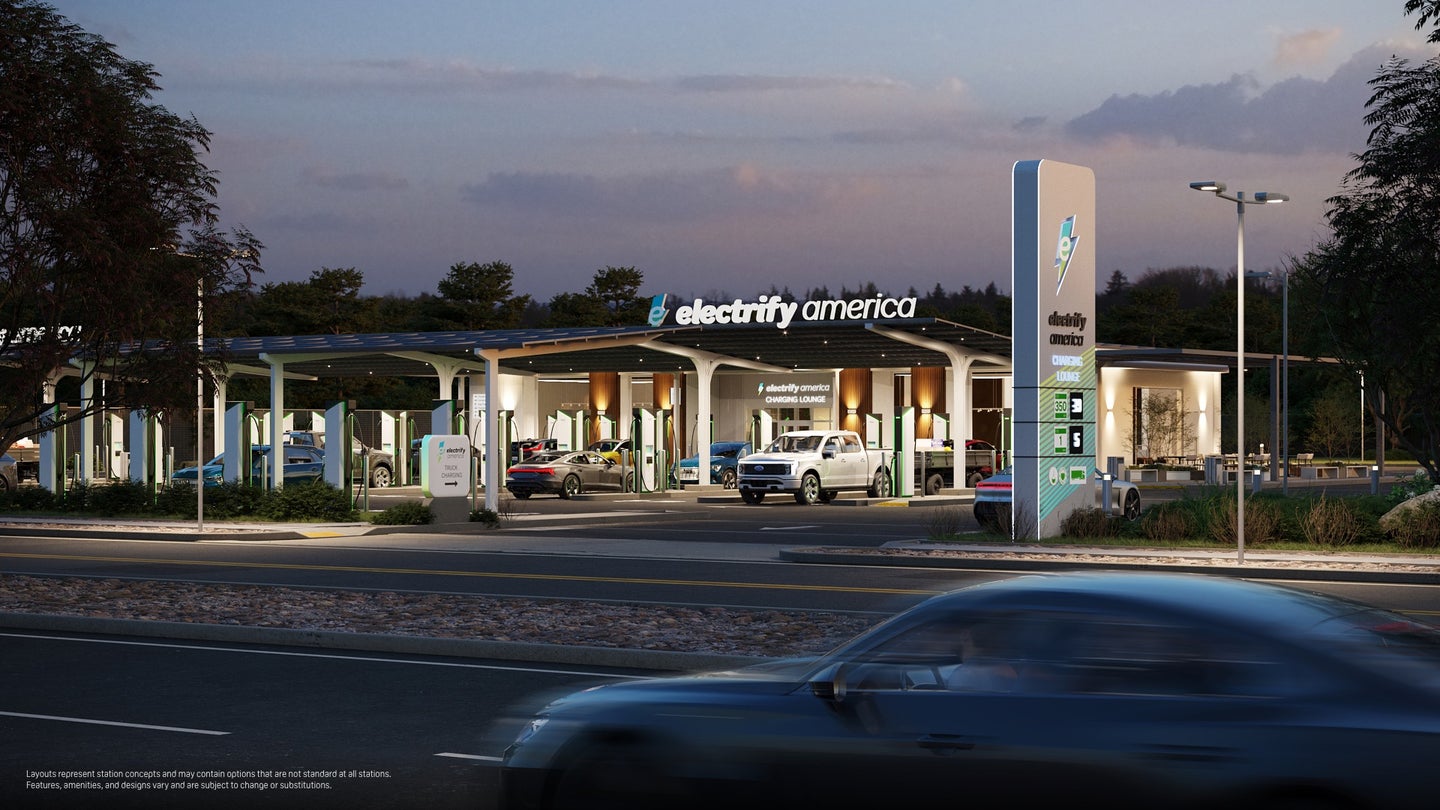 美国新的电动汽车充电站看起来是迄今为止最好的