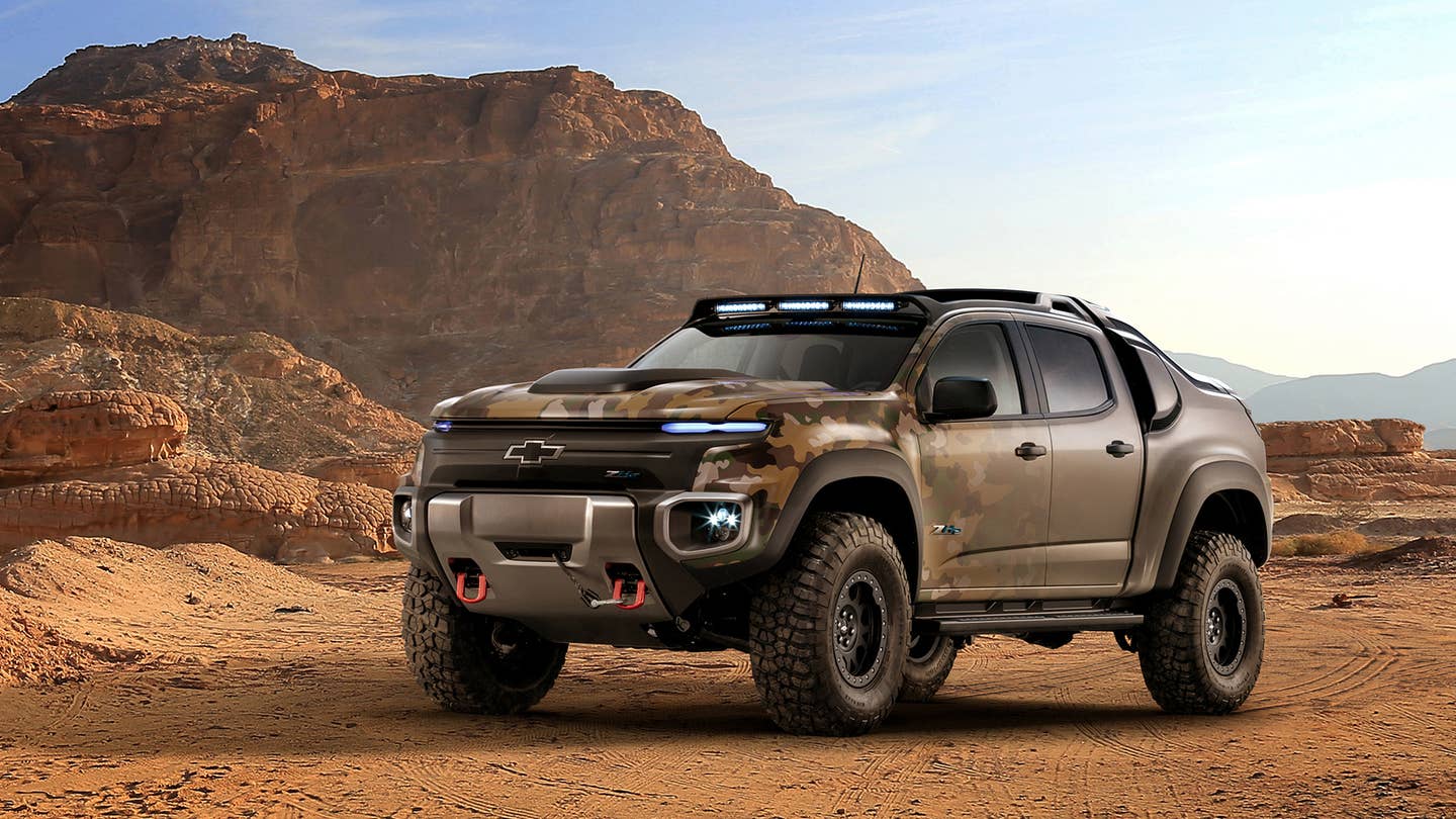 请看雪佛兰科罗拉多ZH2，美国陆军的新型燃料电池越野车