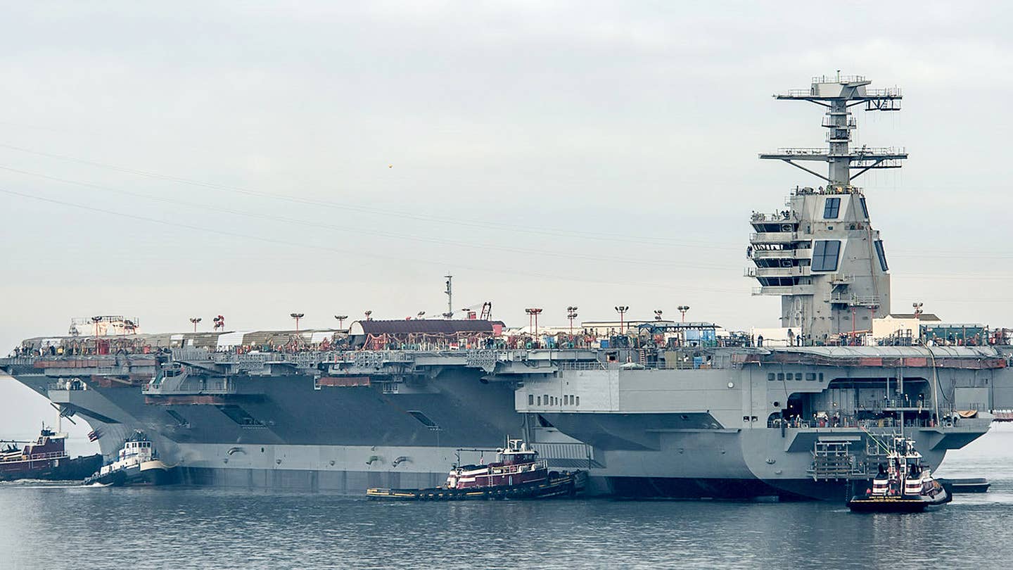 美国海军陷入困境的新航母正在接受姗姗来迟的审查