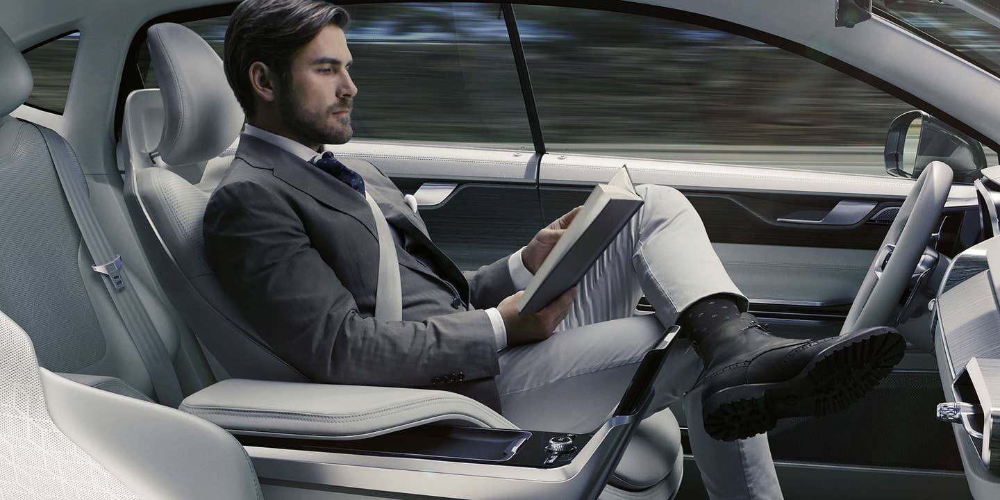 沃尔沃的概念26座椅是一款自动驾驶汽车