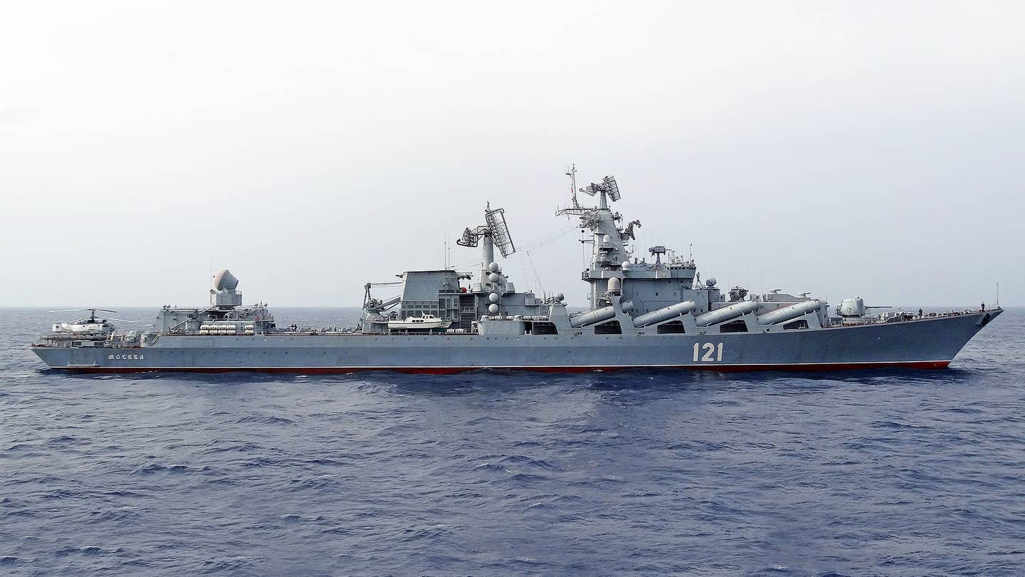 俄罗斯黑海旗舰莫斯科号在乌克兰海域爆炸(更新)＂loading=