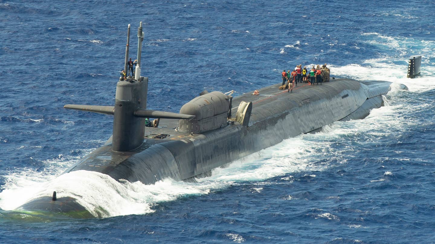 海军关注生命延长9艘俄亥俄级潜艇