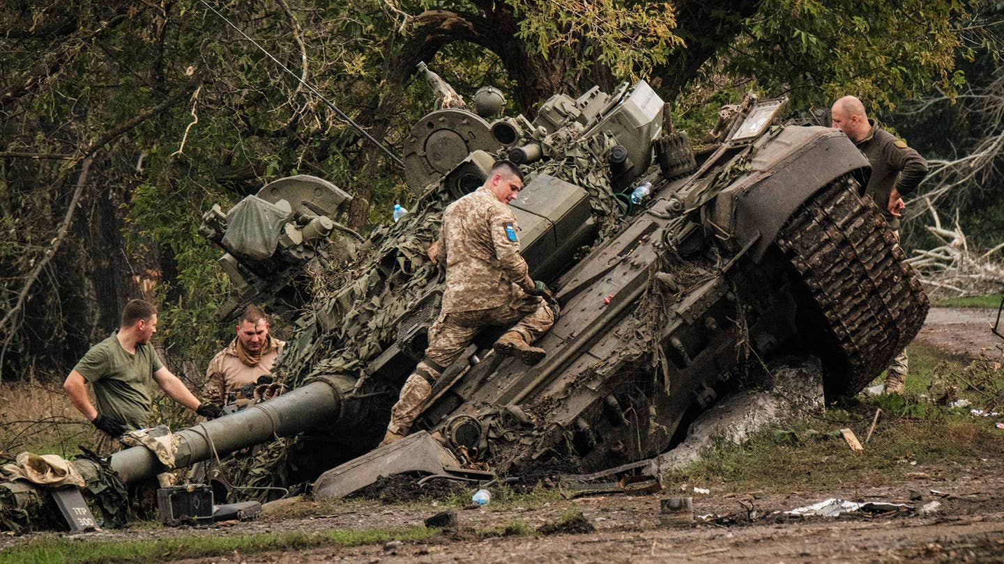 乌克兰局势报告:俄罗斯占领的莱曼瀑布市