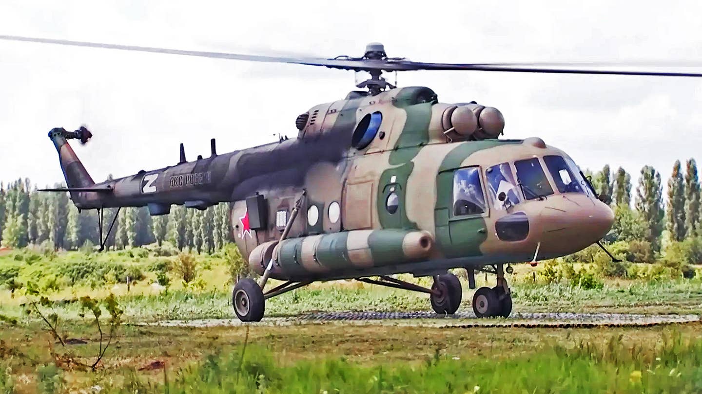 这是俄罗斯电子战直升机在乌克兰的干扰