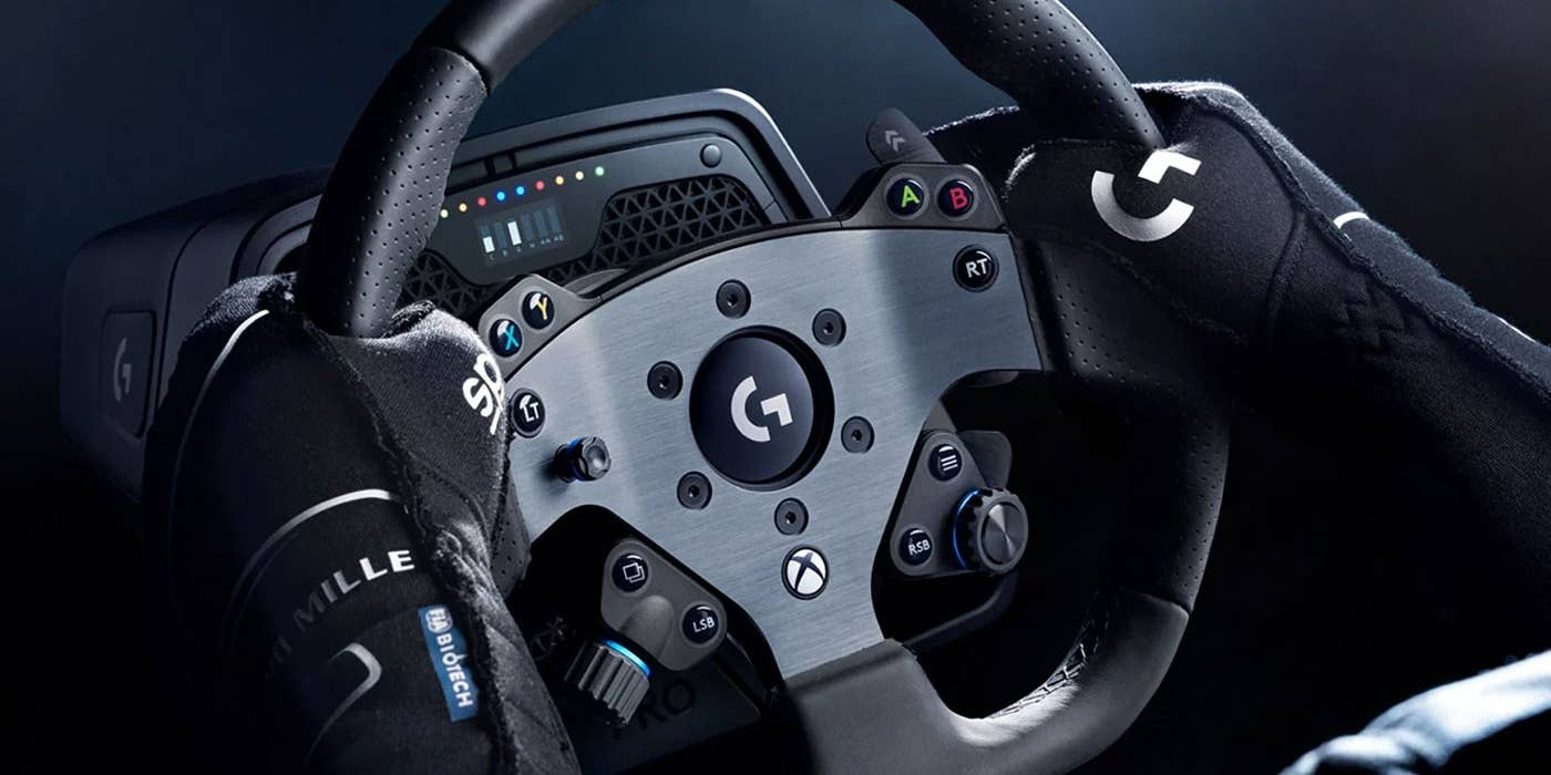 罗技发布了它的第一个直接驱动力反馈赛车轮