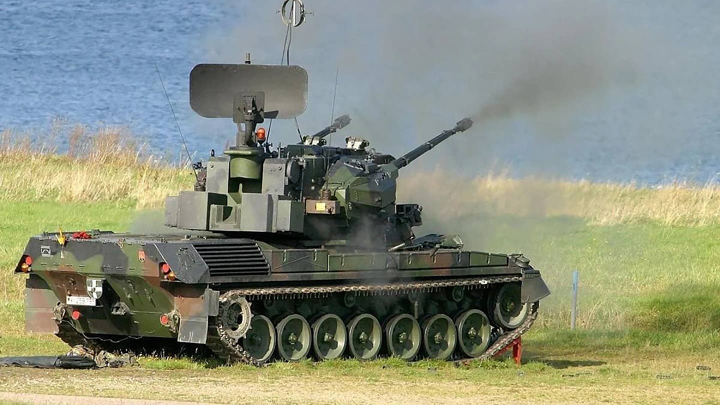 乌克兰情况报告:德国Gepard防空炮系统