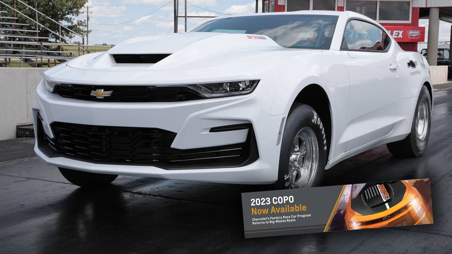 2023年雪佛兰COPO科迈罗拥有10.4L V8发动机，是美国最大的汽车制造商