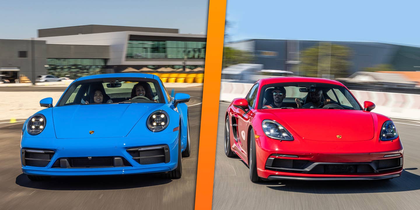 保时捷911 Carrera S vs. 718开曼赛道比较:哪个更有趣?