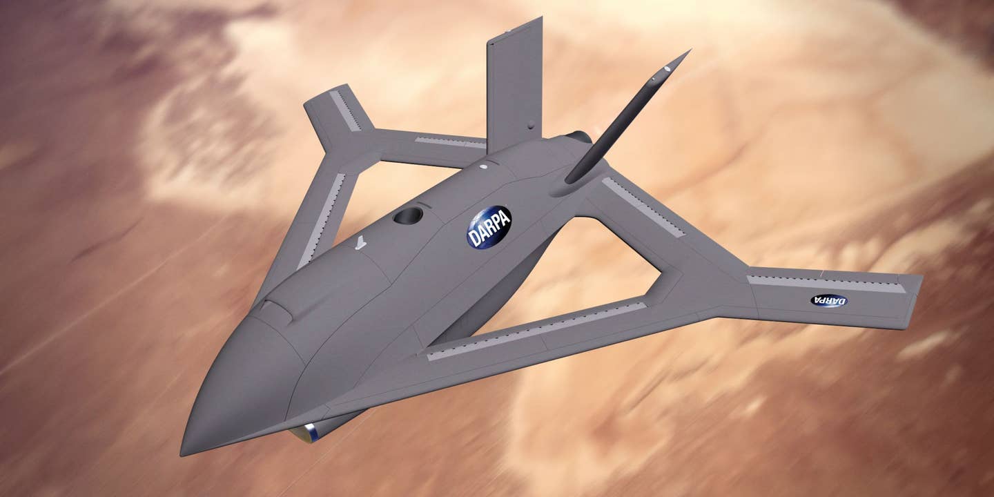 DARPA的新型x -飞机旨在仅靠空气爆发机动
